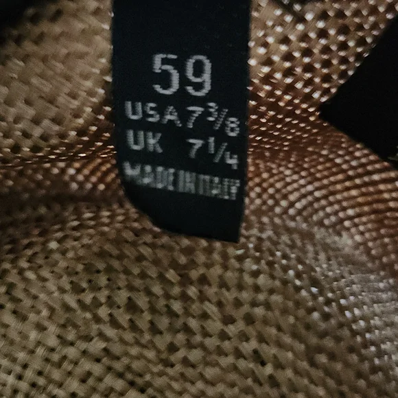 Vintage New Borsalino Fedora Hat Made in Italy